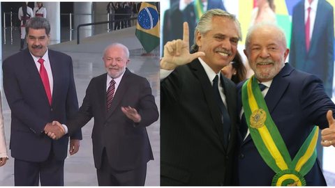 Lula com líderes socialistas/comunistas - Imagem: Reprodução / Youtube | Reprodução / Agência Brasil