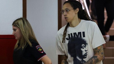 Imagem Rússia diz que Griner pode recorrer ou pedir clemência após prisão