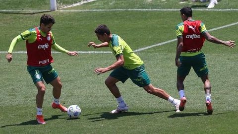 Escalação do Palmeiras: sem Jorge, Abel comanda treino técnico visando jogo com o Santos