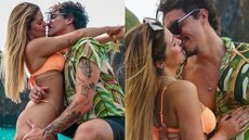 O casal foi pego no flagra por fã que pediu uma foto para os dois - Imagem: reprodução Instagram