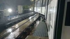 Concessionária informa que problemas foram causados por forte chuva, mas não houve feridos durante a evacuação - Imagem: Divulgação/SP Sobre Trilhos/rede sociais
