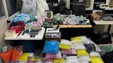As investigações continuam para identificar outros envolvidos e apurar a destinação das drogas apreendidas na operação - Imagem: Divulgação/Polícia Civil