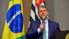 Apesar de focar na reeleição, Tarcísio é visto como um potencial candidato à presidência, segundo sua esposa - Imagem: Monica Andrade