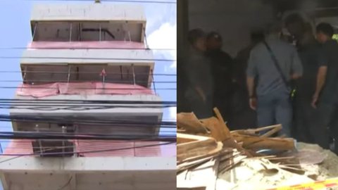 O Corpo de Bombeiros foi acionado para prestar socorro e realizar procedimentos de reanimação na vítima gravemente ferida - Imagem: Reprodução/SBT