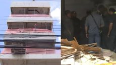 O Corpo de Bombeiros foi acionado para prestar socorro e realizar procedimentos de reanimação na vítima gravemente ferida - Imagem: Reprodução/SBT