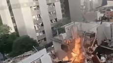 A explosão no Jaguaré resultou em um morto e feridos; auxílio emergencial visa minimizar os danos enquanto investigações ocorrem - Imagem: Reprodução/TV Brasil