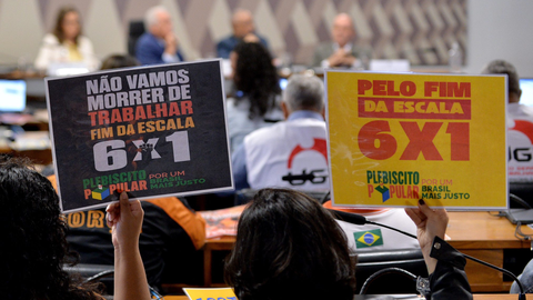 PEC que prevê o fim da escala 6×1 deve avançar nesta semana na Câmara dos Deputados com proposta de jornada de 40 horas semanais - Imagem: Reprodução