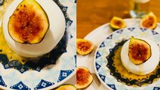 Descubra o sabor da Burrata com Mel Trufado e Figos maçaricados - Imagem: Divulgação/Chef Luiz Borba