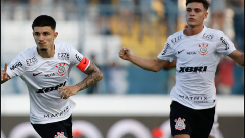Corinthians vence CRB e garante sua vaga nas quartas de final da copinha. - Imagem: reprodução Twitter@MeuTimao