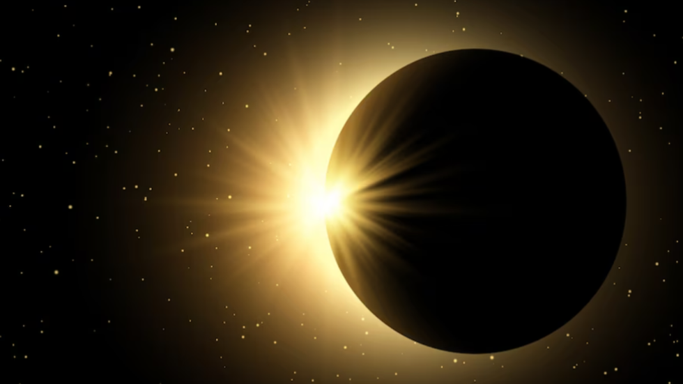 Observatório Nacional fará transmissão ao vivo do Eclipse Total do Sol nesta segunda-feira (08); veja como assistir - Imagem: reprodução freepik