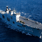 Chuvas no RS: Marinha envia maior navio da frota para ajudar vítimas. - Imagem: reprodução /Twitter@marmilbr