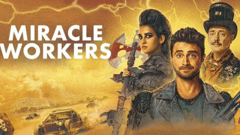A série Miracle Workers chega ao fim após quatro temporadas. - Imagem: reprodução Twitter@fanvonserien