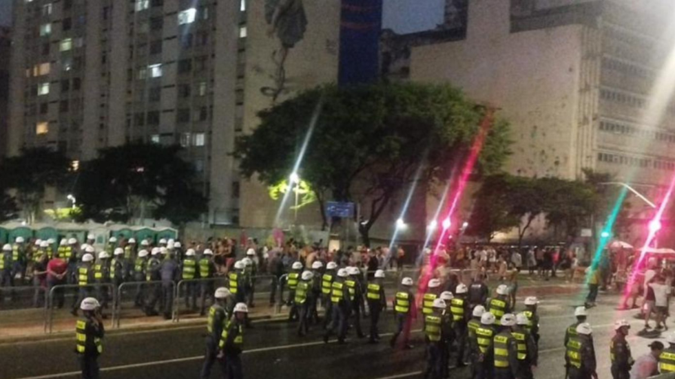 SP: polícia prende 700 pessoas durante Operação Carnaval - Imagem: reprodução Twitter@PMESP
