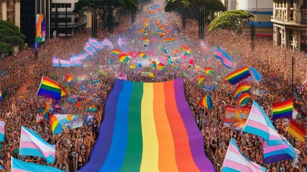 Marcha do Orgulho Trans bloqueia trânsito no centro de SP nesta sexta; veja rotas alternativas - Imagem: reprodução /Instagram@ssexbbox