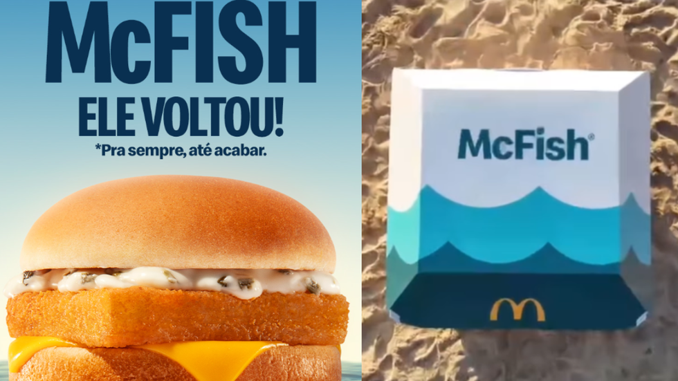 Procon-SP notifica McDonald’s após sumiço do sanduíche de McFish nas lojas - Imagem: reprodução Instagram@mcdonalds_br