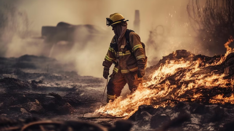 O estado está enfrentando um número de focos de incêndio que ultrapassa a média histórica para o mês de outubro - Imagem: Reprodução Freepik
