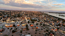 Calamidade no Rio Grande do Sul deixa 616 mil pessoas desabrigadas. - Imagem: reprodução Twitter@SenadoFederal