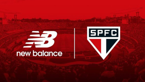 São Paulo anuncia parceria com New Balance. - Imagem: reprodução Twitter@SaoPauloFC