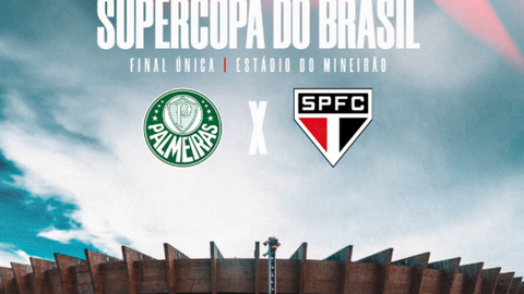Palmeiras x São Paulo: confira horário e onde assistir a pela final da Supercopa Rei. - Imagem: reprodução Twitter@SaoPauloFC