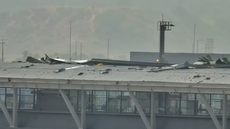 VIDEO: ventos fortes arranca parte do telhado de estação Aeroporto-Guarulhos. - Imagem: reprodução