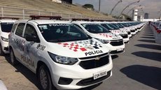 Viaturas da Polícia Militar de São Paulo - Imagem: Reprodução / Tahiane Stochero / G1