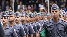 A esquerda contra a Polícia Militar - Imagem: Divulgação / SSP-SP / Chello Fotógrafo
