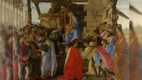 Adoração dos Magos, de Botticelli (1485 – 1486) - Imagem: Reprodução