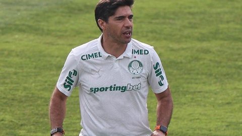 Abel Ferreira em treino antes da final da Libertadores - Foto: Cesar Greco / Palmeiras