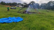 Acidente de helicóptero deixa três mortos em Minas Gerais - Imagem: Divulgação / PM-MG