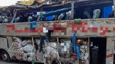 Equipes de resgate continuam a trabalhar no local do acidente, buscando esclarecer as causas e identificar as vítimas envolvidas - Imagem: Reprodução/Agência Brasil