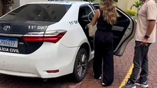 Agostina expressou arrependimento pela situação, mas ainda enfrenta as consequências legais no Brasi - Imagem: Reprodução/Frame/Polícia Civíl do Rio de Janeiro