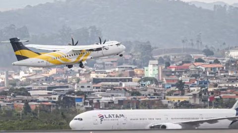 Obras em pista afetam operação no maior aeroporto do país. - Imagem: Reprodução/Agência Brasil.