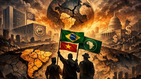 África, América Latina e a Reconstrução da Ordem Global - Imagem gerada por IA