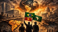 África, América Latina e a Reconstrução da Ordem Global - Imagem gerada por IA