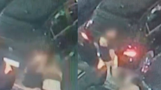 Imagens mostram a mulher sendo agredida violentamente pelo companheiro - Imagem: Reprodução