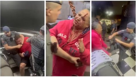 Policiais afastados por agressão a idosa em Barueri estão de volta às ruas - Imagem: Reprodução | Redes Sociais