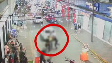 Briga durante evento de Natal deixou guarda de trânsito ferido - Imagem: Reprodução