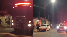 Idoso foi socorrido por equipes do Corpo de Bombeiros após ataque em Aguaí - Imagem: Reprodução | Redes Sociais