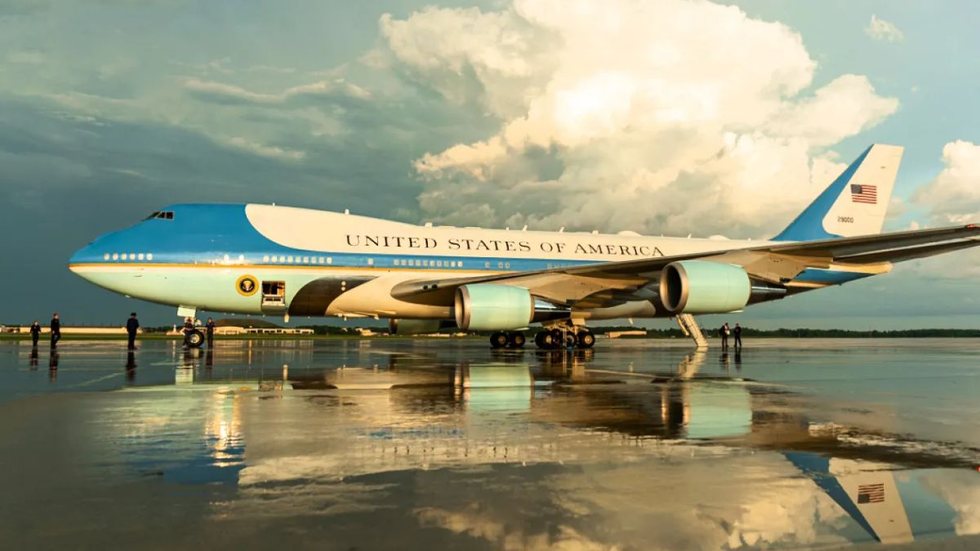 Air Force One, o Jumbo presidencial dos EUA, chega ao Brasil neste fim de semana - Imagem: Divulgação/ Casa Branca