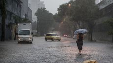 Forte chuva na cidade de São Paulo - Imagem: reprodução/Climatempo