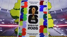 Panini confirma maior coleção da história dos Mundiais, mantém preço dos pacotes e inicia pré-venda. - Imagem: Divulgação/Panini.