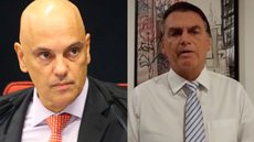 Alexandre de Moraes chama pedido de Bolsonaro de 'esdrúxulo' - Imagem: reprodução STF / Instagram