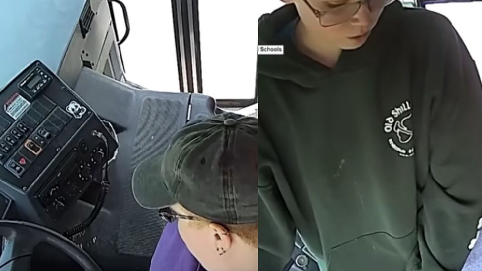 Um adolescente de 13 anos evitou que um acidente acontecesse após o motorista de um ônibus escolar passar mal. - Imagem: reprodução I Youtube ABC News.