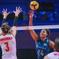 Ana Cristina marcou 29 pontos na vitória por 3 sets a 1 e liderou a reação brasileira em Macau - Imagem: Divulgação/VNL