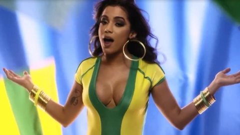Anitta lança clipe da Copa. - Imagem: Reprodução | YouTube