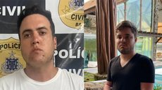 Antônio Vinícius Gritzbach e Pablo Henrique Borges - Imagem: Reprodução / Polícia Civil | Reprodução / redes sociais