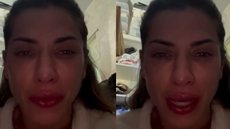 Aos prantos e de camisa branca, Ana Paula Minerato tenta justificar falas racistas - Imagem: Reprodução/Instagram