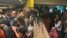Apagão nacional atinge SP e afeta circulação dos trens da Linha 4 Amarela - Imagem: reprodução redes sociais