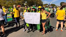 A manifestação, convocada por parlamentares, pede liberdade e justiça para Jair Bolsonaro - Imagem: X/ @BolsonaroSP
