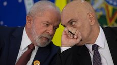 O presidente da República, Luiz Inácio Lula da Silva, ao lado do ministro do STF, Alexandre de Moraes - Imagem: Reprodução / Agência Brasil / Joédson Alves